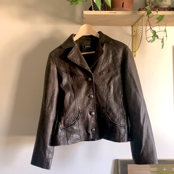 Vintage Plongé Leather Jacket - Picture 1 of 7